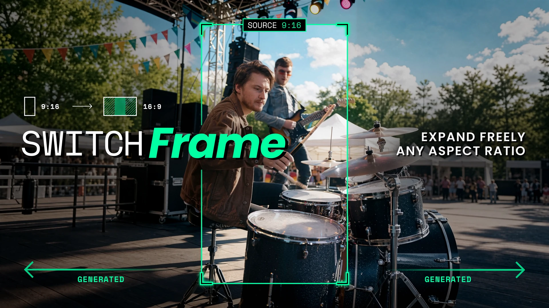 SwitchFrame: Expand the frame. Preserve the shot