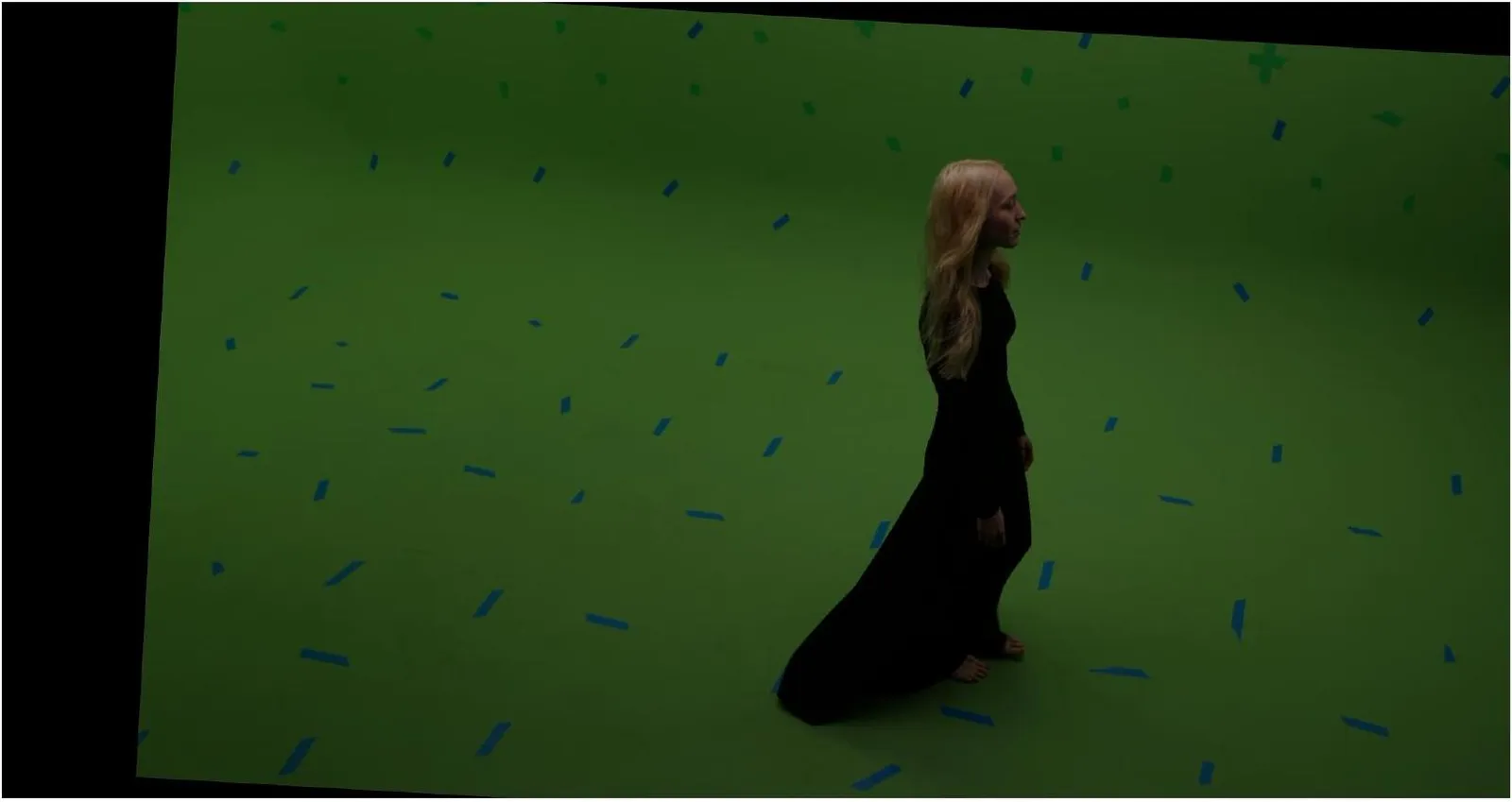 Still from the walking-on-water sequence